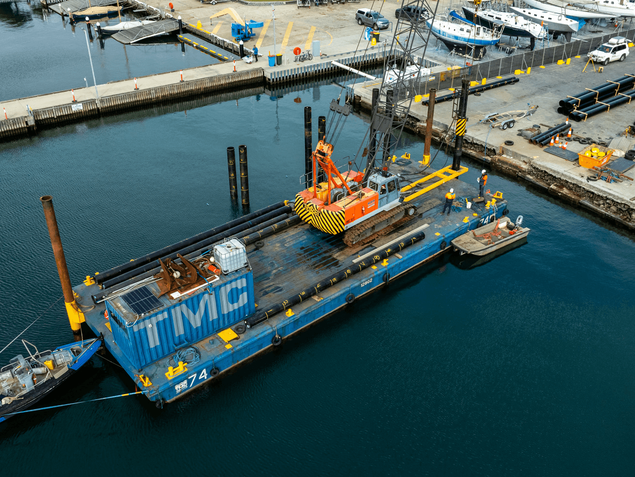 Civil Construction Services for Complex Marine Projects